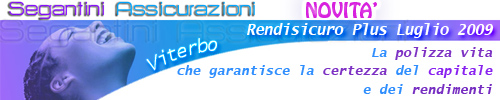 Polizze vita Segantini Assicurazioni