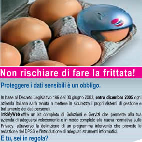 AGGIORNAMENTO DPSS - Dl. 30/06/2003 N�196